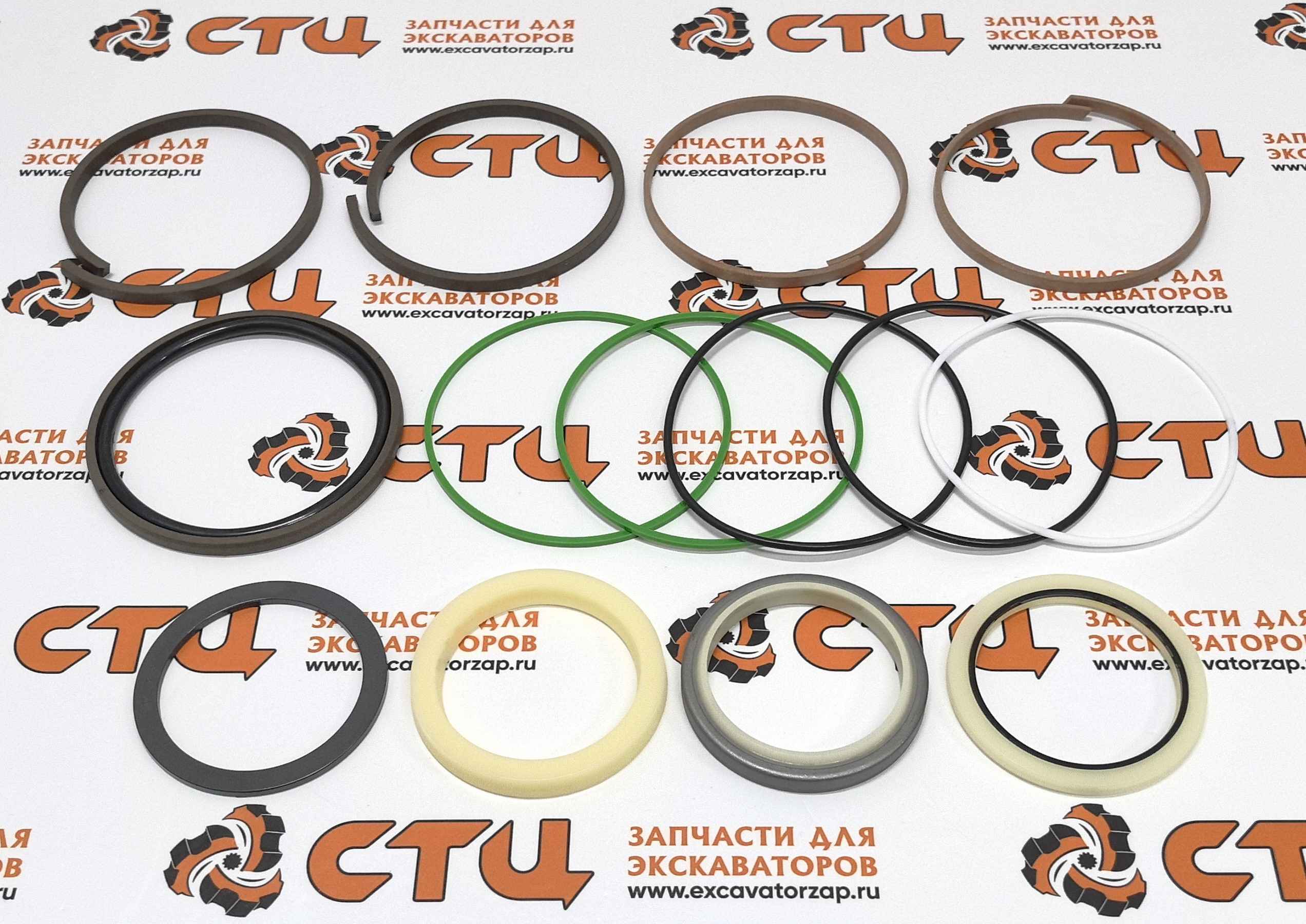 Ремкомплект 4481864 гидроцилиндра аутригера экскаватора Hitachi ZX130W
