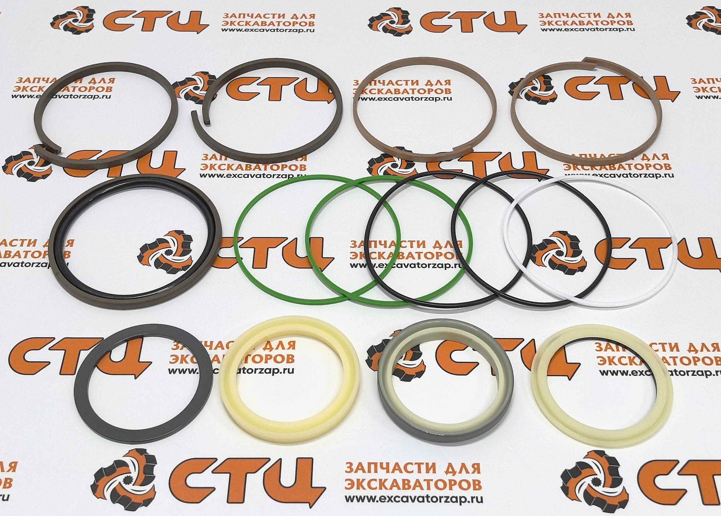 Ремкомплект 4481864 гидроцилиндра аутригера экскаватора Hitachi ZX130W
