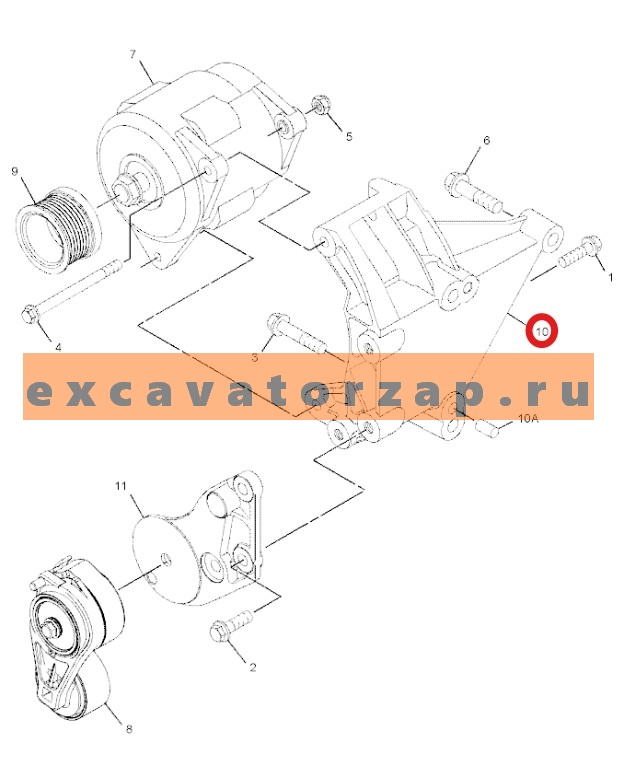 Запчасти для двигателя PERKINS