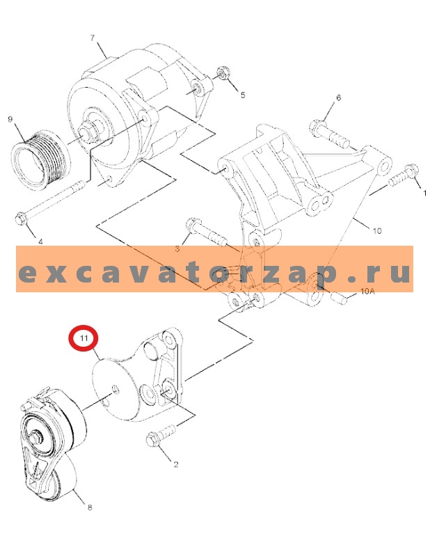 Запчасти для двигателя PERKINS