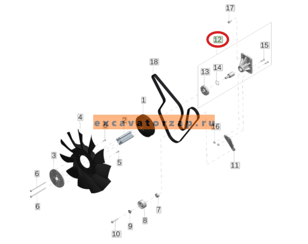 Запчасти для John Deere 315SK/325J/325K